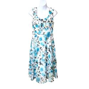 CONNECTED APPAREL Floral Print Sleeveless A-line Mini Dress Size 6P
